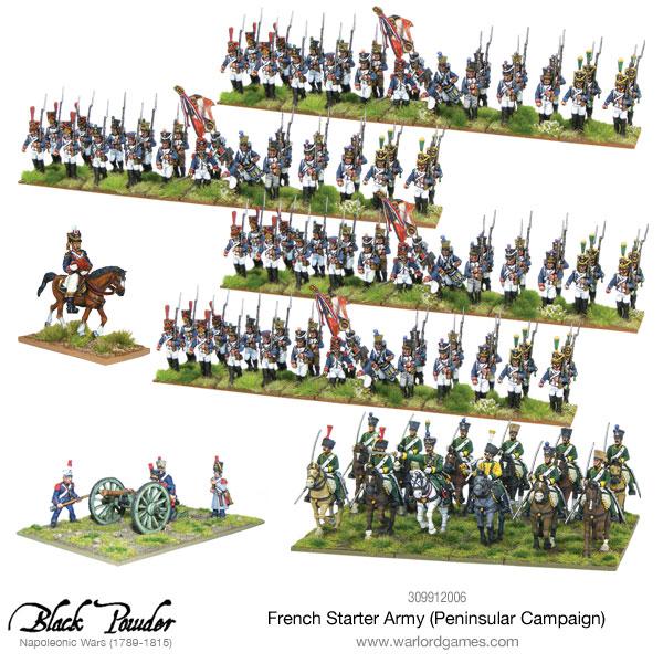 Black Powder - Napoleonic French Starter Army (Peninsular Campaign) - 28mm Scale - Warlord Games
