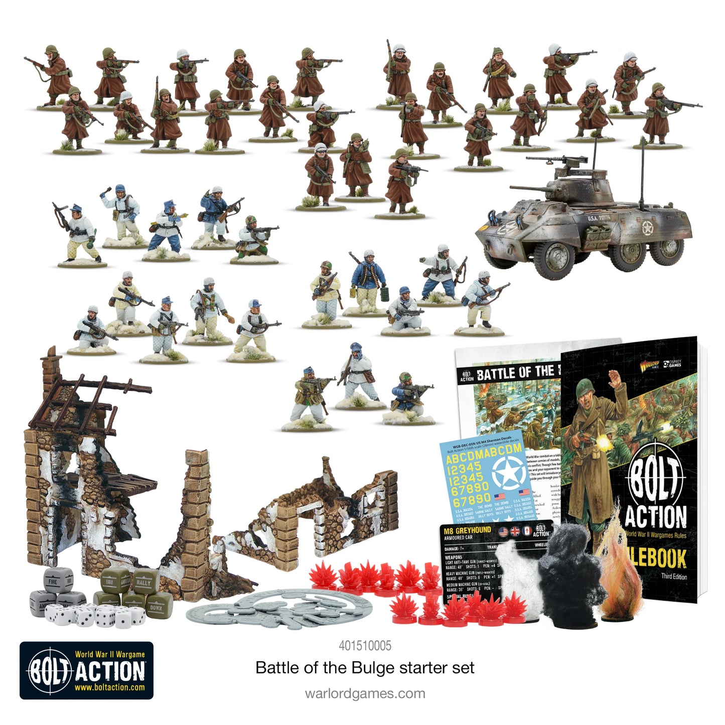 Bolt Action 3rd Edition Starter Set - Battle of the Bulge - Warlord Games