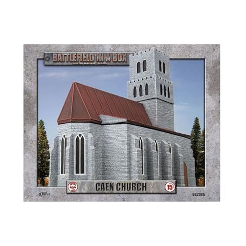 Caen European Church (Limited Edition) Scenery - BB208-A - Battlefield in a Box - Gale Force Nine