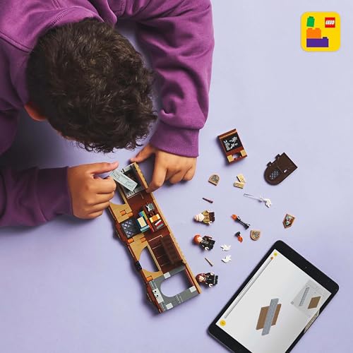 LEGO 76442 Harry Potter Hogwarts Castle : Charms Class Set with 3 Minifigures incl. Hermione Granger & Ron Weasley, Features Wingardium Levitation Function