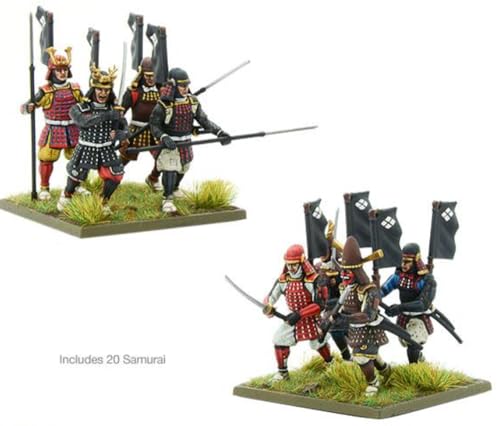 Samurai Starter Army - 28mm Scale Plastic Miniatures for Pike & Shotte - Warlord Games