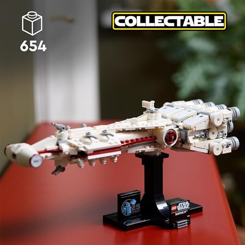 LEGO 75376 Star Wars Tantive IV Set, Collectible 25th Anniversary Starship Model Kit for Adults to Build, Iconic Vehicle from A New Hope, Memorabilia Home, Office Décor Gifts for Men, Women & Fans 75376