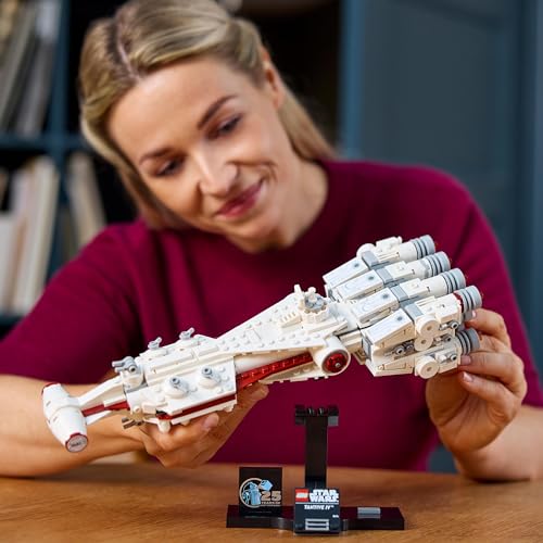 LEGO 75376 Star Wars Tantive IV Set, Collectible 25th Anniversary Starship Model Kit for Adults to Build, Iconic Vehicle from A New Hope, Memorabilia Home, Office Décor Gifts for Men, Women & Fans 75376