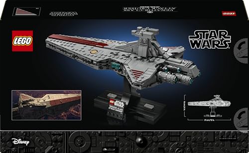 LEGO 75441 Star Wars Venator-Class Attack Cruiser Building Set for Adults - Republic Starship Model Kit