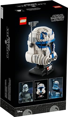 LEGO 75349 Star Wars Captain Rex Helmet Set, The Clone Wars Collectible for Adults, 2023 Series Model Collection