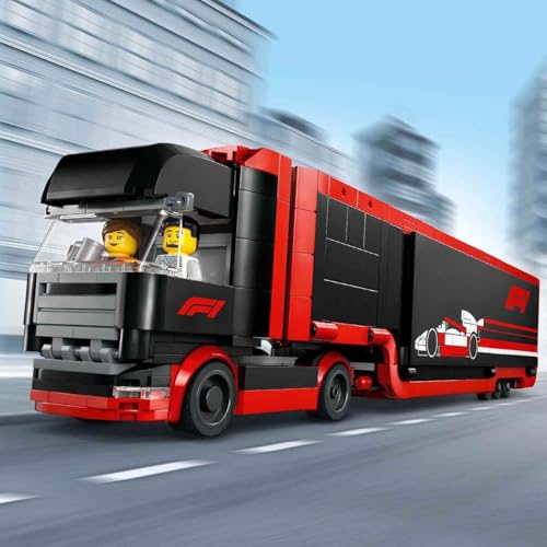 LEGO 60445 City F1 Truck with RB20 & AMR24 F1 Cars - Car Transporter
