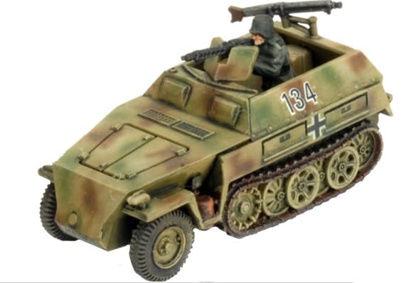 Flames of War - German SS Reconnaissance Company HQ Armoured GBX153 FBA