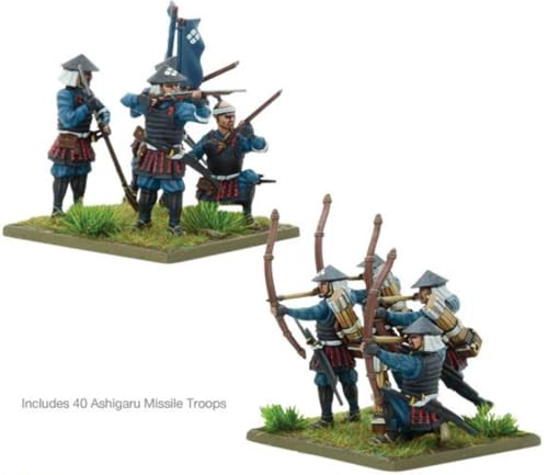 Samurai Starter Army - 28mm Scale Plastic Miniatures for Pike & Shotte - Warlord Games