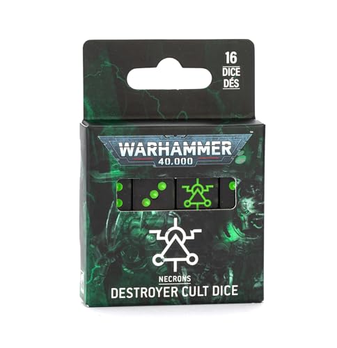 Necrons : Destroyer Cult Dice Set - Warhammer 40K - Games Workshop