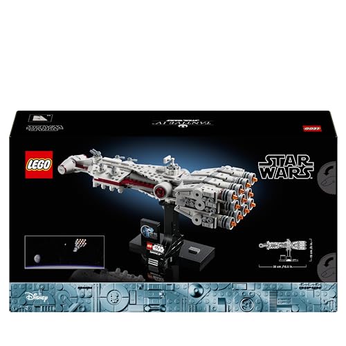 LEGO 75376 Star Wars Tantive IV Set, Collectible 25th Anniversary Starship Model Kit for Adults to Build, Iconic Vehicle from A New Hope, Memorabilia Home, Office Décor Gifts for Men, Women & Fans 75376
