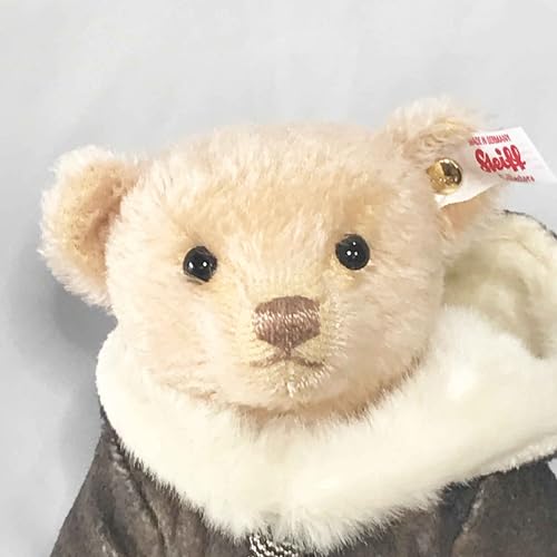 Steiff 007569 - Mama Teddy Bear with Baby - 23cm Mohair Cream -Limited Edition