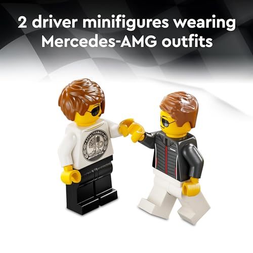 LEGO 76924 Speed Champions Mercedes-AMG G 63 & Mercedes-AMG SL 63 Car Toys, Vehicle Playset for Kids, 2 Building Sets with 2 Driver Minifigures, Gift for 10 Plus Year Old Boys and Girls 76924