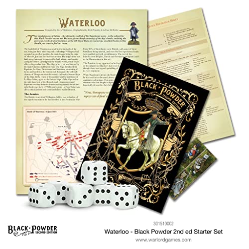 Waterloo - Black Powder 2nd Edition Starter Set by Warlord Games - 28mm Highly Detailed Napoleonic Era Miniatures for Table-top Wargaming