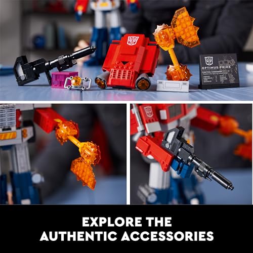 LEGO 10302 Icons Optimus Prime Transformers Figure