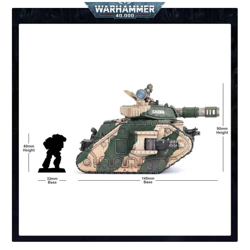 Games Workshop - Warhammer 40,000 - Astra Militarum : Leman Russ Battle Tank (2023 Edition)