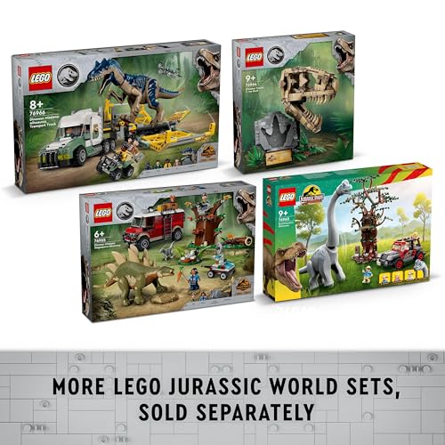 LEGO 76965 Jurassic World Dinosaur Missions: Stegosaurus Discovery Toy Set for 6 Plus Year Old Boys and Girls, with a Dino Figure