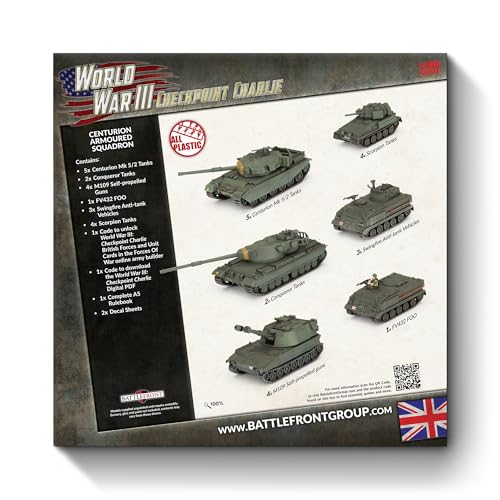 British Centurion Territorial Armoured Squadron - Limited Edition - Checkpoint Charlie - World War III - Battlefront Miniatures