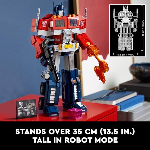 LEGO 10302 Icons Optimus Prime Transformers Figure