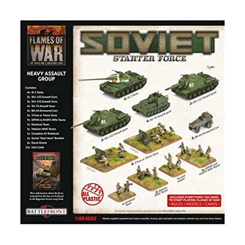 Flames of War - Soviet Starter Force Heavy Assault Group - SUAB13 FBA