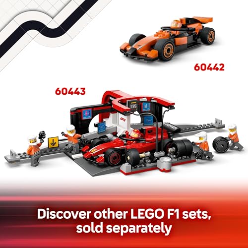 LEGO 60445 City F1 Truck with RB20 & AMR24 F1 Cars - Car Transporter