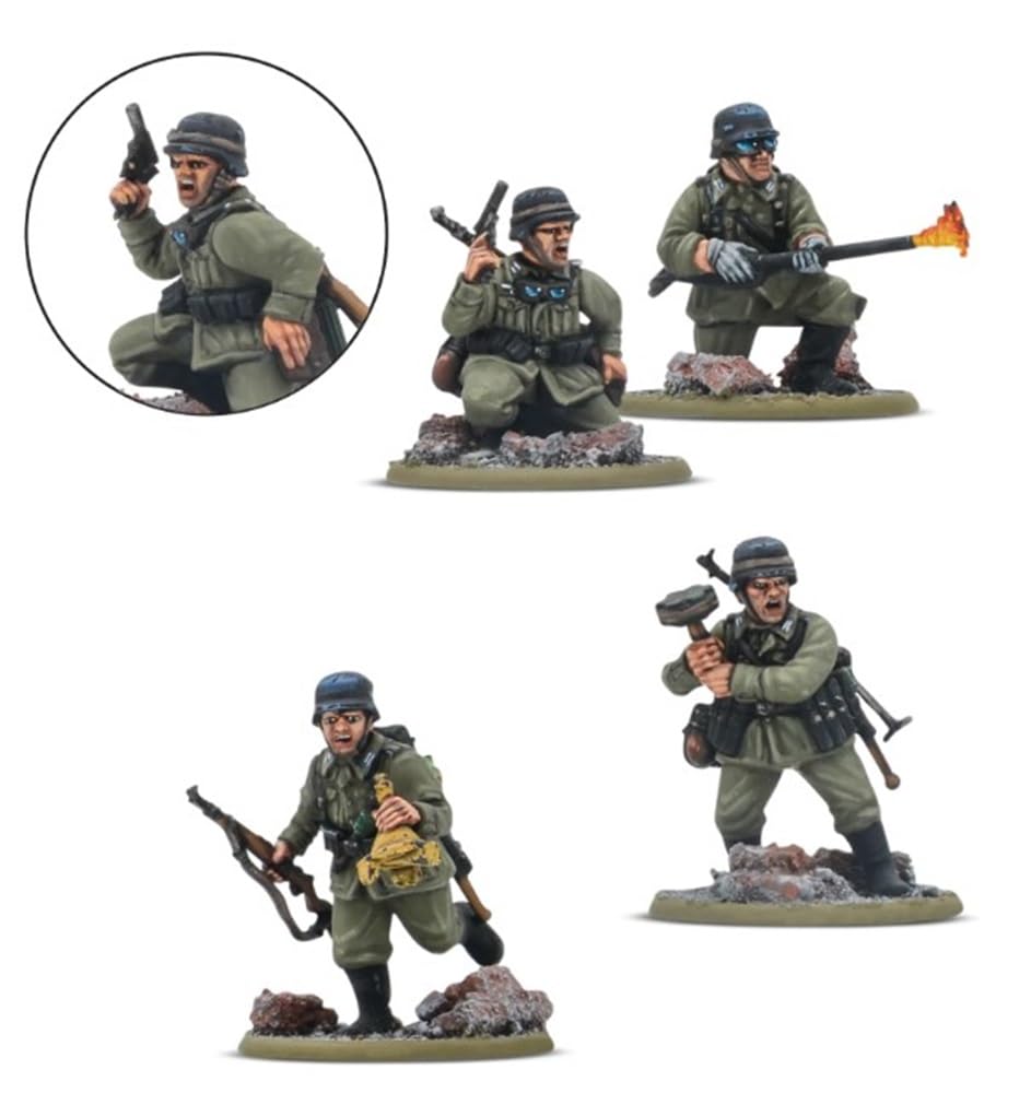 Bolt Action - German Army Veterans Infantry Platoon - 28mm Scale - Warlord Games