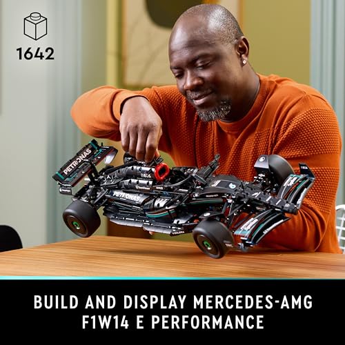 LEGO 42171 Technic Mercedes-AMG F1 W14 E Performance Race Car Building Set, Scale Model Kit for Adults to Build, Collectible Home or Office Décor, Gifts for men, Women, Him or Her 42171
