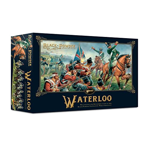 Waterloo - Black Powder 2nd Edition Starter Set by Warlord Games - 28mm Highly Detailed Napoleonic Era Miniatures for Table-top Wargaming
