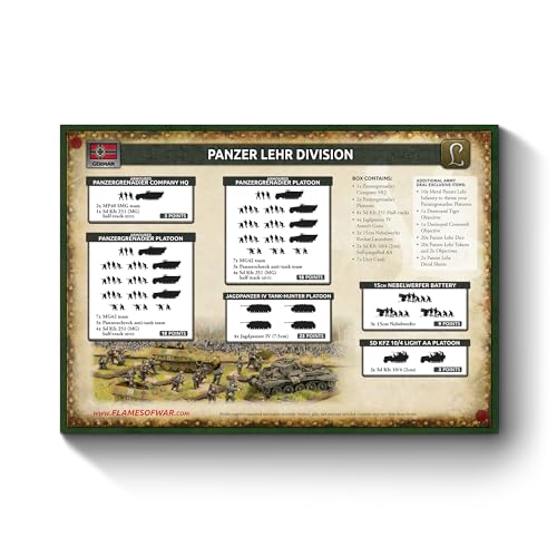 Flames of War - GEAB26 - German Panzer Lehr Division Army Deal