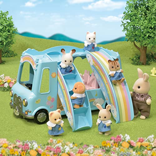 Sylvanian Families 5317 - Sunshine Nursery Bus Playset - Age 3+
