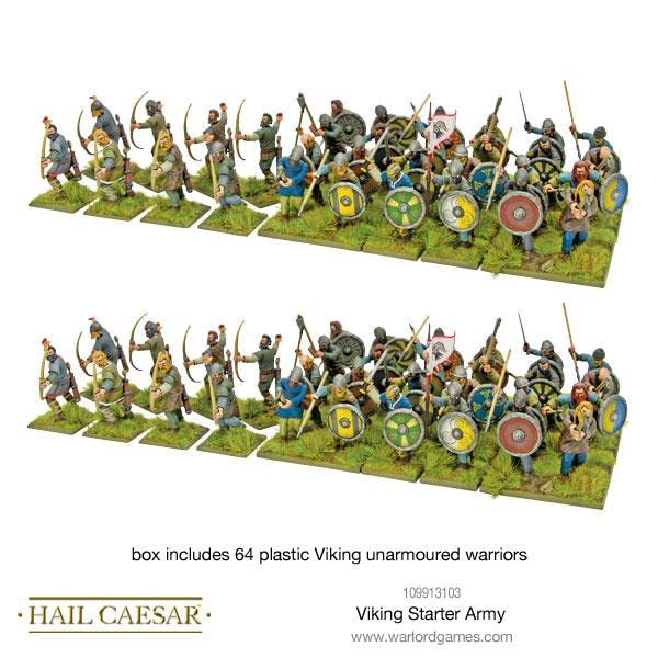 Hail Caesar - Viking Starter Army - 28mm Scale - Warlord Games