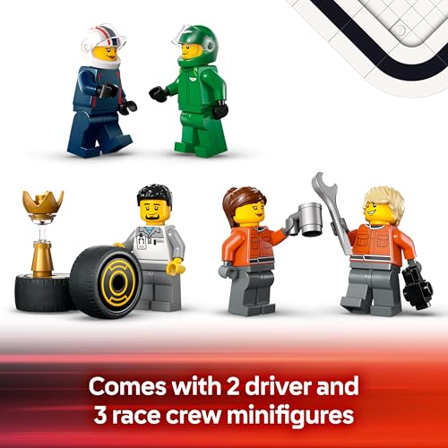LEGO 60445 City F1 Truck with RB20 & AMR24 F1 Cars - Car Transporter