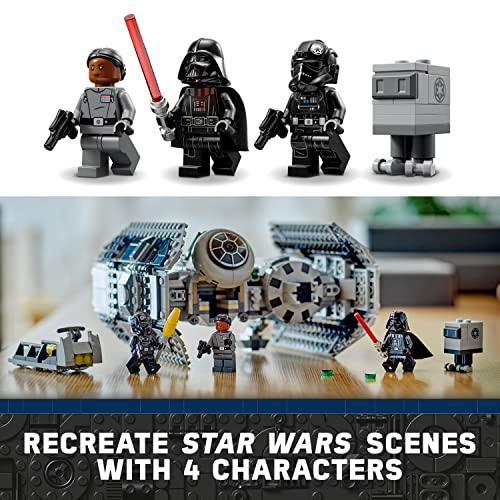 LEGO 75347 Star Wars TIE Bomber Model Building Kit, Starfighter with Gonk Droid Figure & Darth Vader Minifigure with a Lightsaber