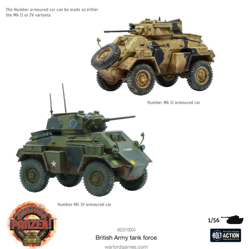 Achtung Panzer! British Tank Force - Bolt Action 28mm Scale - Warlord Games