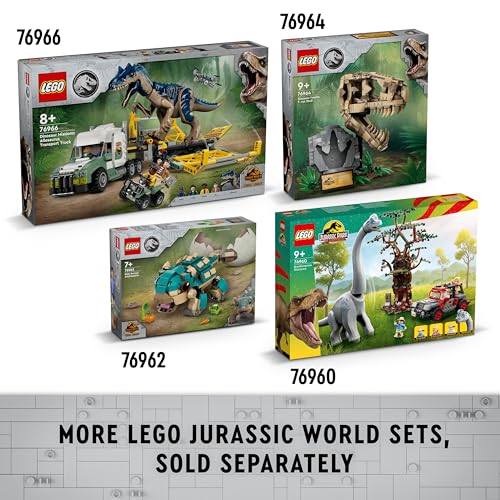 LEGO 76965 Jurassic World Dinosaur Missions: Stegosaurus Discovery Toy Set for 6 Plus Year Old Boys and Girls, with a Dino Figure