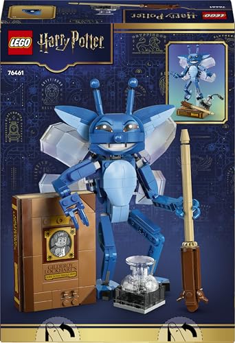 LEGO 76461 Harry Potter Cornish Pixie Toy - with Gilderoy Lockhart's Book and Wand