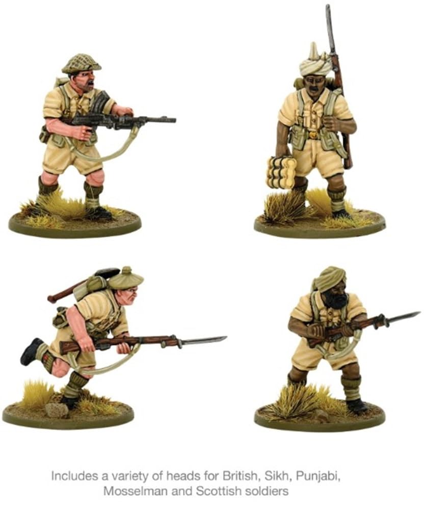 Bolt Action - British 8th Army Infantry - 28mm Scale - Warlord Games