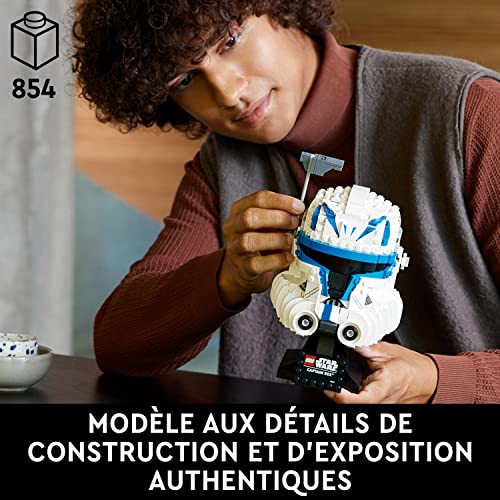 LEGO 75349 Star Wars Captain Rex Helmet Set, The Clone Wars Collectible for Adults, 2023 Series Model Collection