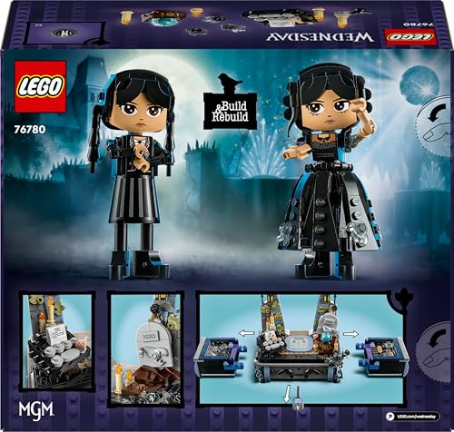 LEGO 76780 Wednesday Addams Figure - Includes 2 Faces & Outfits, plus Classic Character Thing