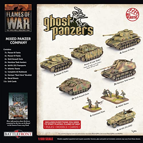 Flames of War - German Ghost Panzers Mixed Panzer Company - GEAB24