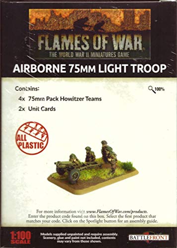 Flames of War - British Airborne 75mm Light Troop (Plastic) - BBX50