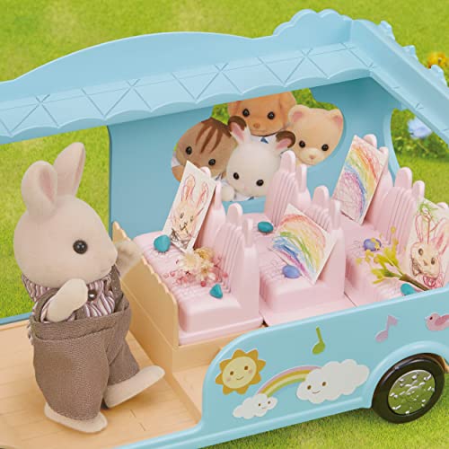Sylvanian Families 5317 - Sunshine Nursery Bus Playset - Age 3+