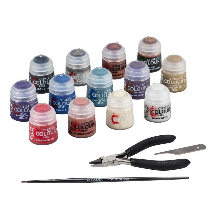 Games Workshop - Warhammer 40K - Paints & Tools Set - FBA