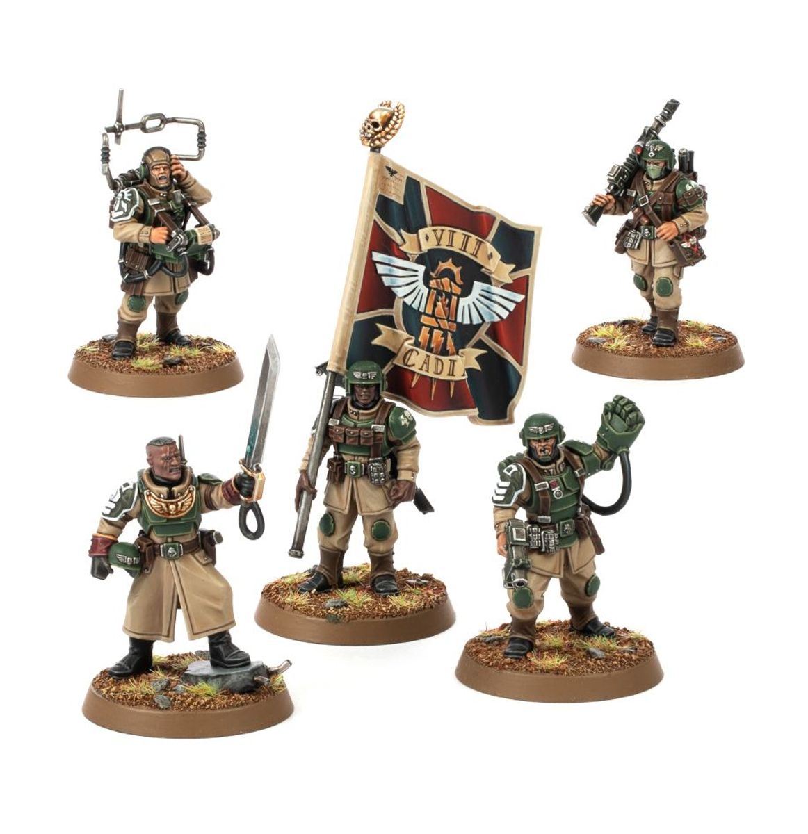 Astra Militarum : Cadian Command Squad - Warhammer 40K - Games Workshop