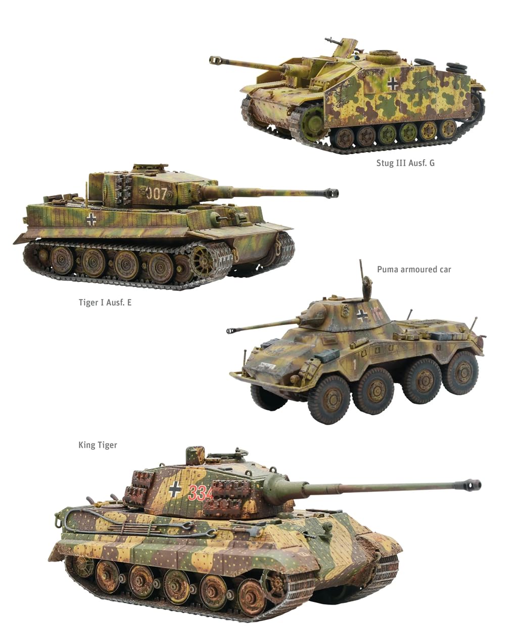 Achtung Panzer! German Waffen-SS Tank Force - Bolt Action 28mm Scale - Warlord Games