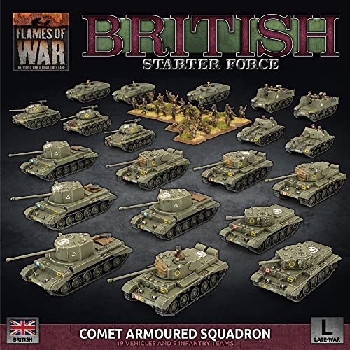 Flames of War - British Comet Armoured Squadron - Starter Force - BRAB14