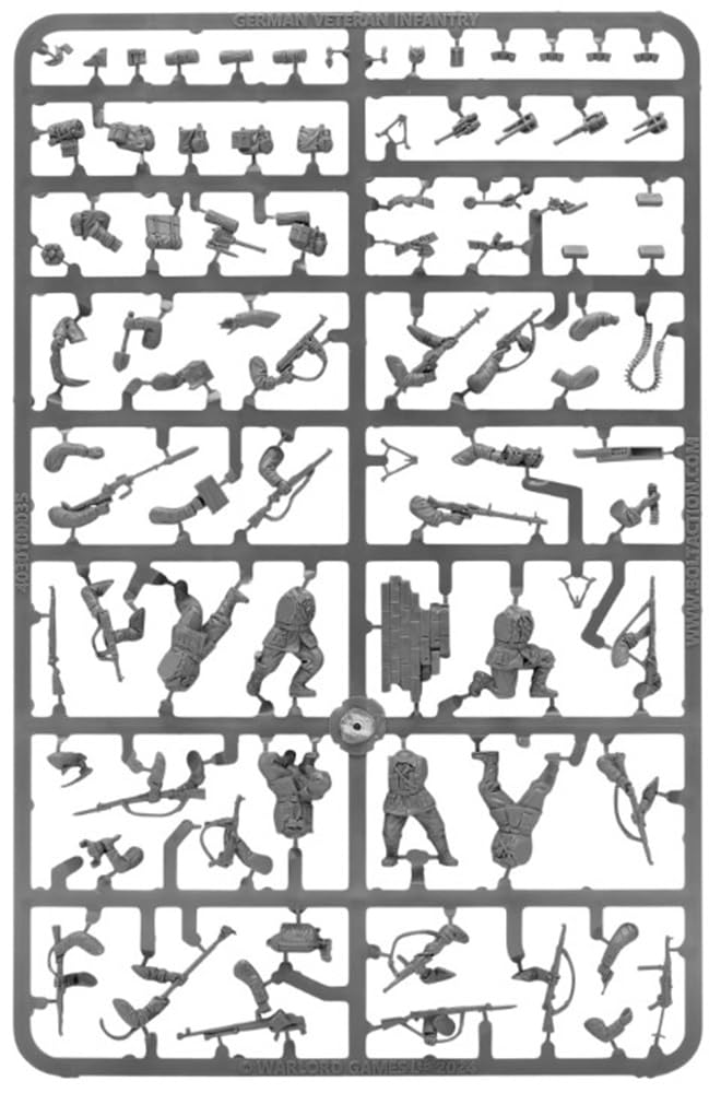 Bolt Action - German Army Veterans Infantry Platoon - 28mm Scale - Warlord Games