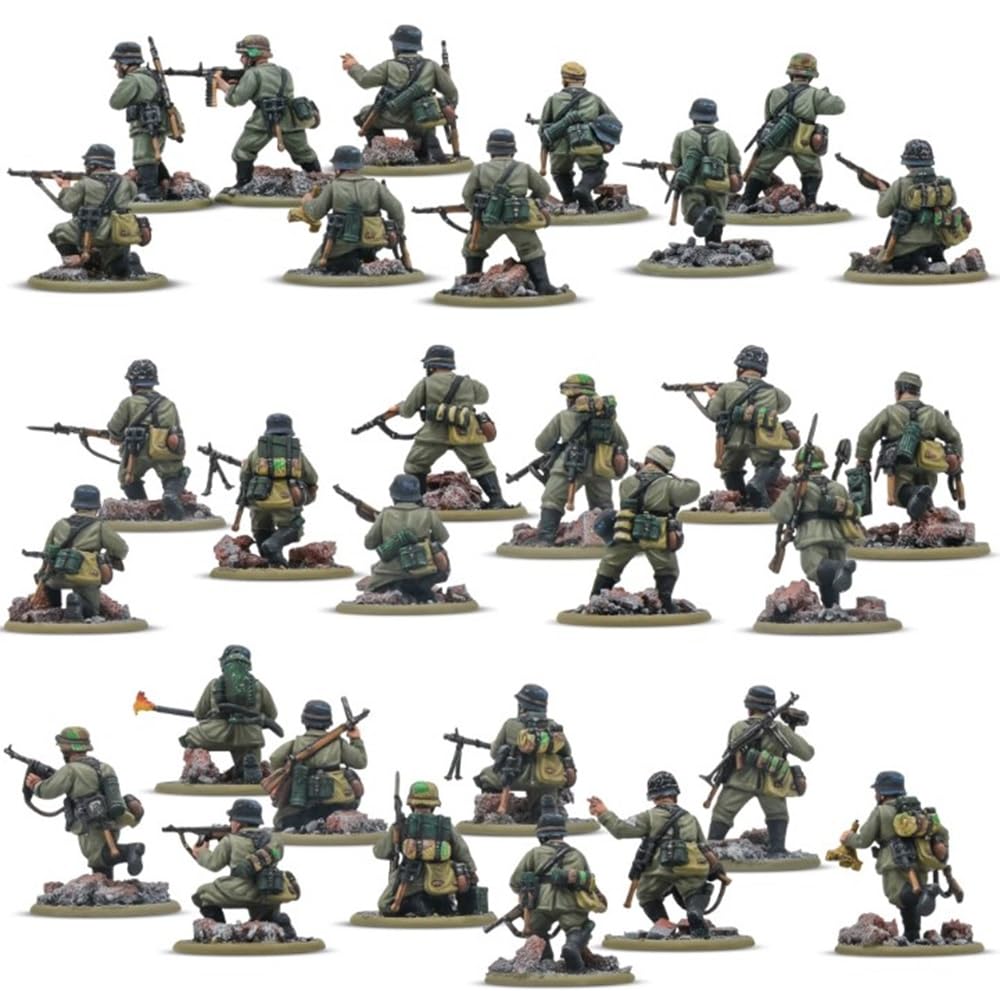 Bolt Action - German Army Veterans Infantry Platoon - 28mm Scale - Warlord Games