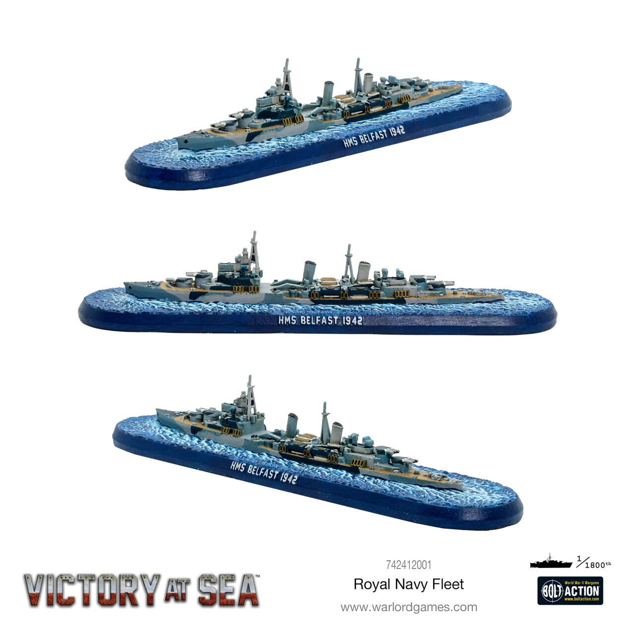 Victory at Sea - Royal Navy Fleet Box - Warlord Games