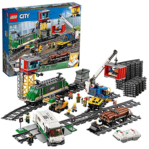 LEGO 60198 City Cargo Train Set Battery Powered Engine