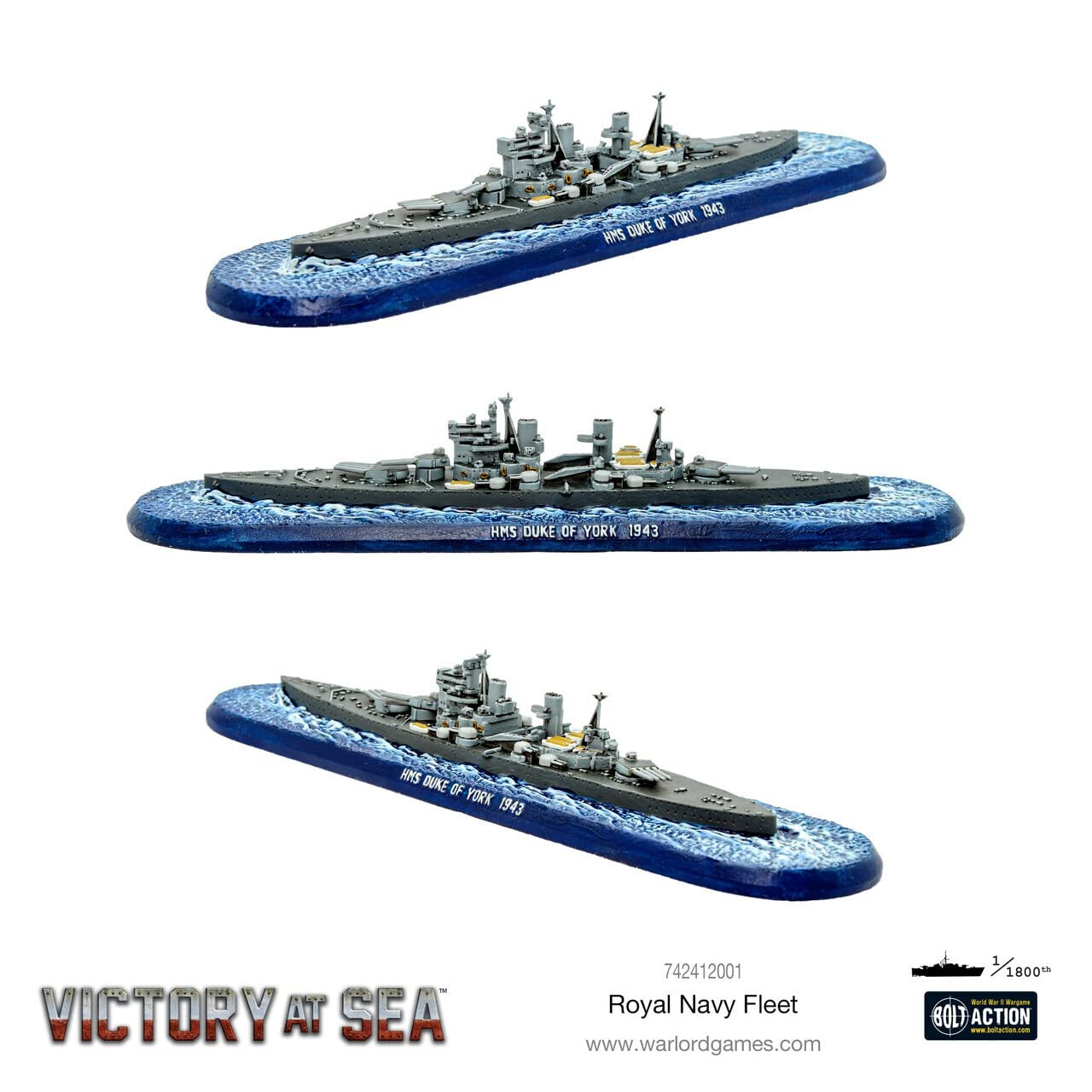 Victory at Sea - Royal Navy Fleet Box - Warlord Games